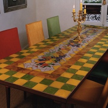 table mosaique