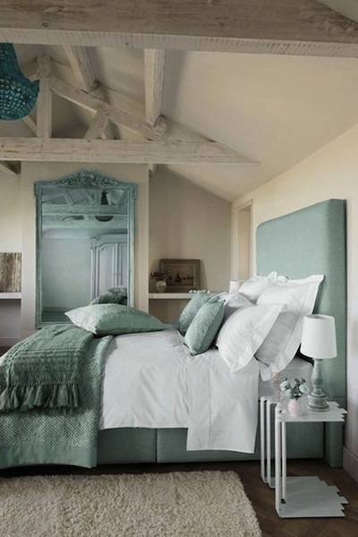 chambre bleue