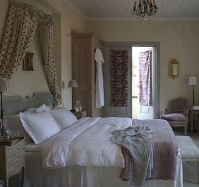 chambre en gris et beige