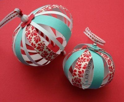 boules de noel faites maison