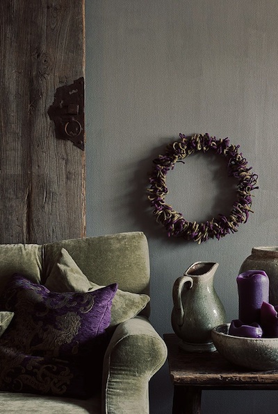 décor violet