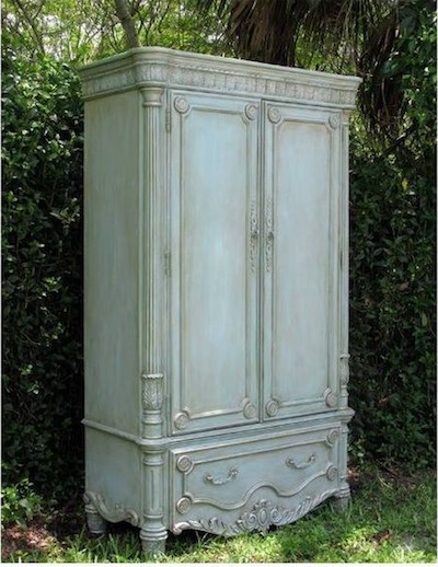 armoire bleu