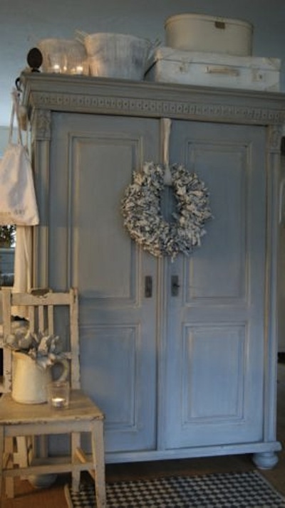 armoire bleue