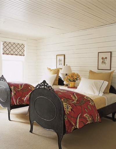 Des chambre d'amis aux lits jumeaux pour s'inspirer. Chambre Damis Créatif
