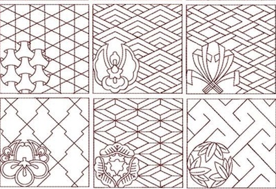 sashiko dessins