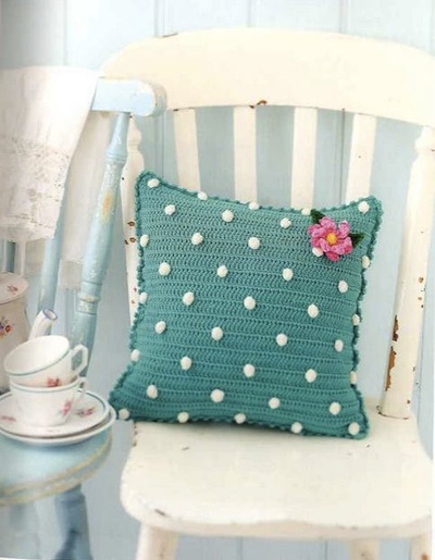 coussin à pois