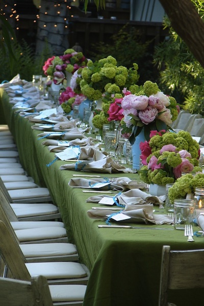 table mariée couleur