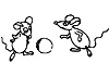 dessin de deux souris