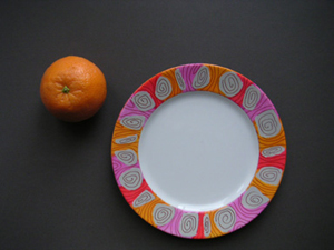 modele inedit porcelaine peinte
