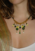 collier tiges vert