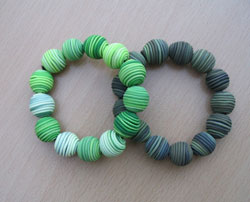 bracelet pate polymere