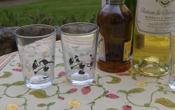 etiquettes pour verres