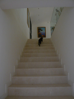 escalier d'accès