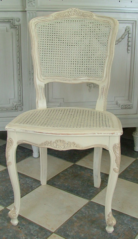 chaise régence patinée