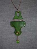 pendentif vert