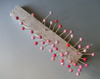 perles fimo roses