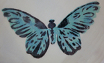 pochoir papillon