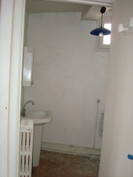 salle de bains, initial