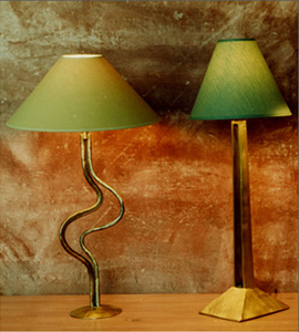 lampes bronze