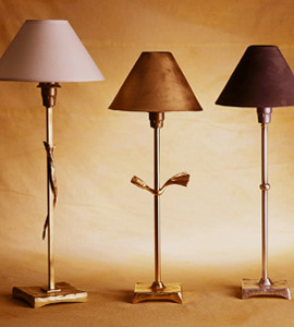 lampes bronze