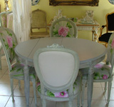table peinte