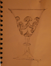 dessin verre