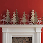 cheminée décorée pour Noël