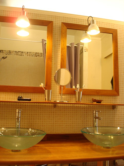 vasques de lavabo en verre