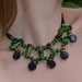 collier fimo sur trois rangs