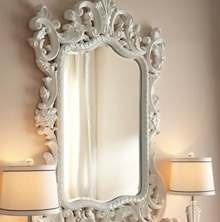 miroir blanc